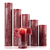Bika Candles Lotuskerze Weinrot vereist 22 cm hoch und 7 cm Durchmesser
